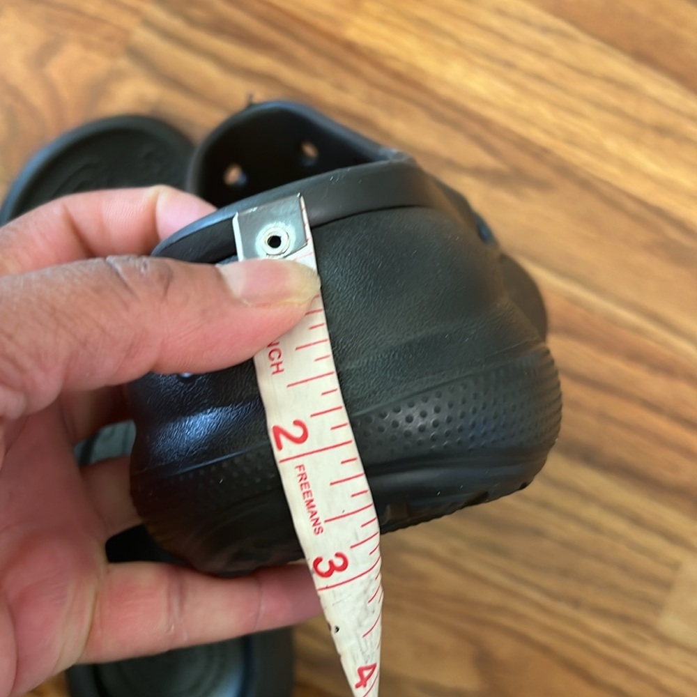 NEW Crocs Black Slide Sandals size M6, W8 - Picture 11 of 12